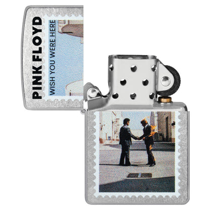 Zippo Pink Floyd Wish You Were Here Design Street Chrome Windproof Lighter
