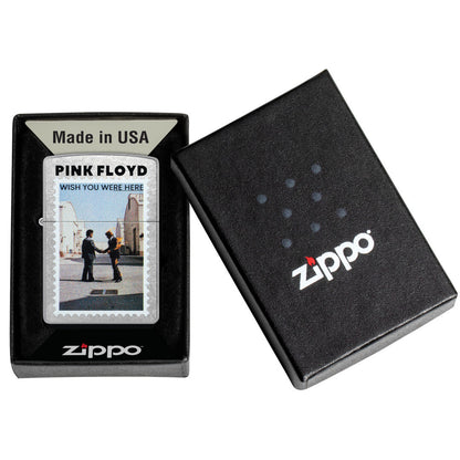 Zippo Pink Floyd Wish You Were Here Design Street Chrome Windproof Lighter