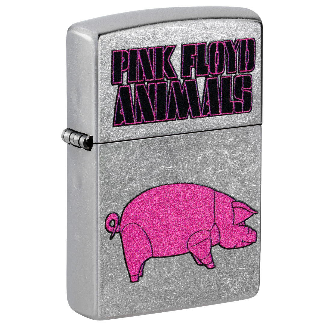 Zippo Pink Floyd Animals Design Street Chrome Windproof Lighter
