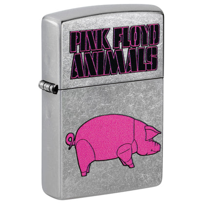 Zippo Pink Floyd Animals Design Street Chrome Windproof Lighter