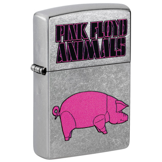 Zippo Pink Floyd Animals Design Street Chrome Windproof Lighter