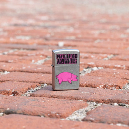 Zippo Pink Floyd Animals Design Street Chrome Windproof Lighter
