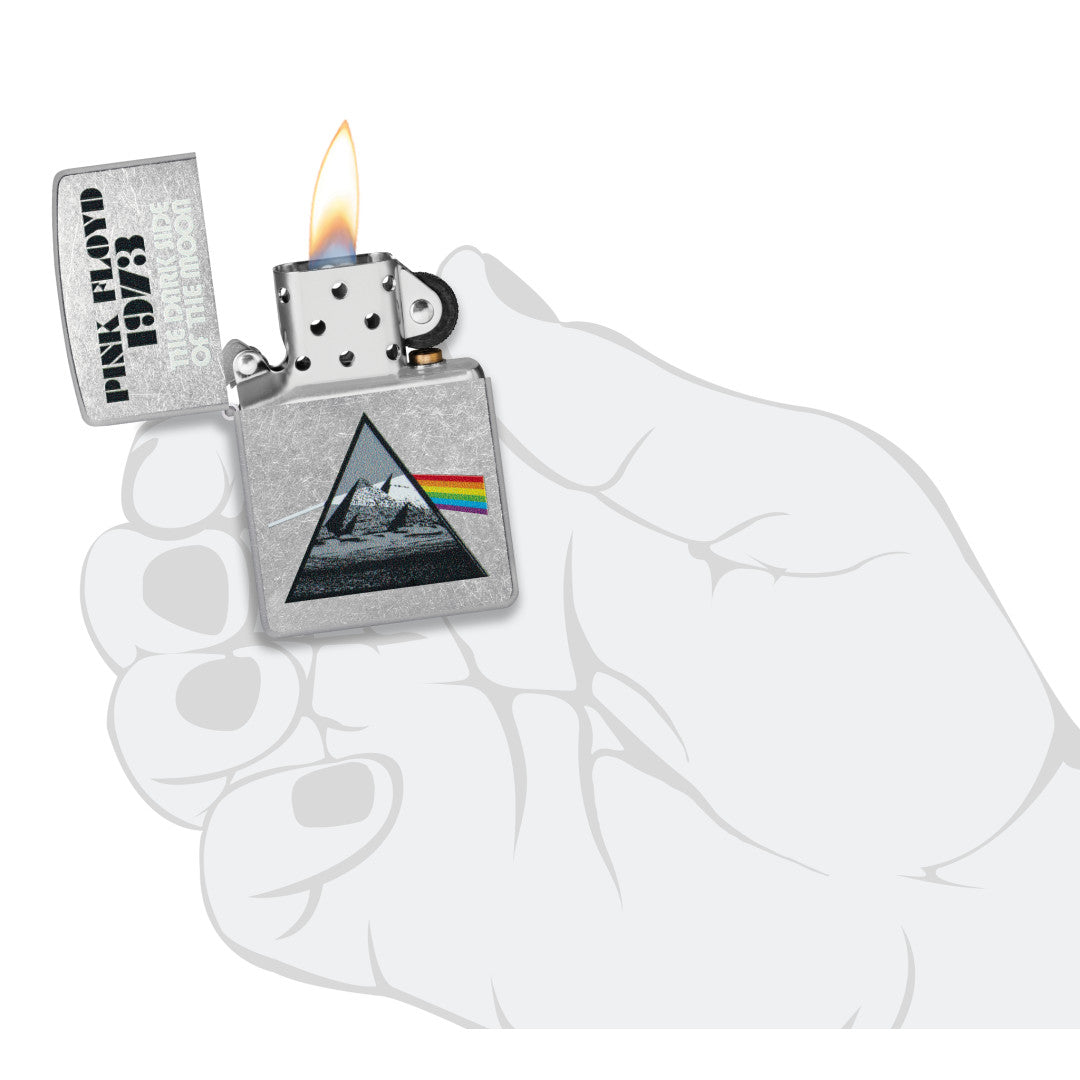 Zippo Pink Floyd The Dark Side of the Moon Street Chrome Windproof Lighter
