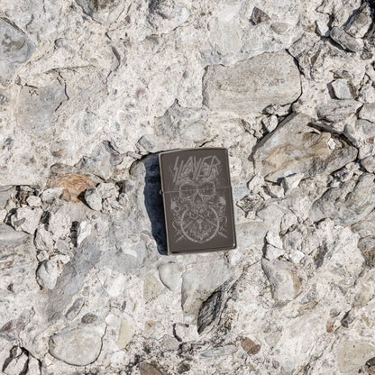 Zippo Slayer Skull Design Black Ice® Windproof Lighter