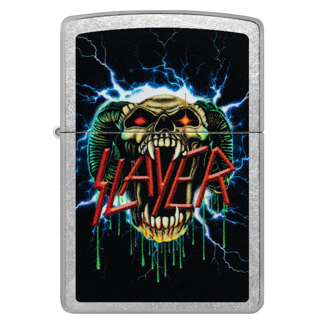 Zippo Slayer Snake Design Street Chrome Windproof Lighter