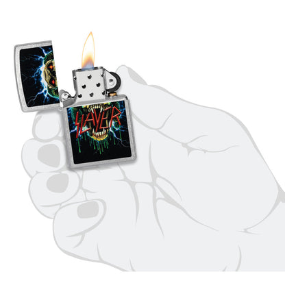 Zippo Slayer Snake Design Street Chrome Windproof Lighter
