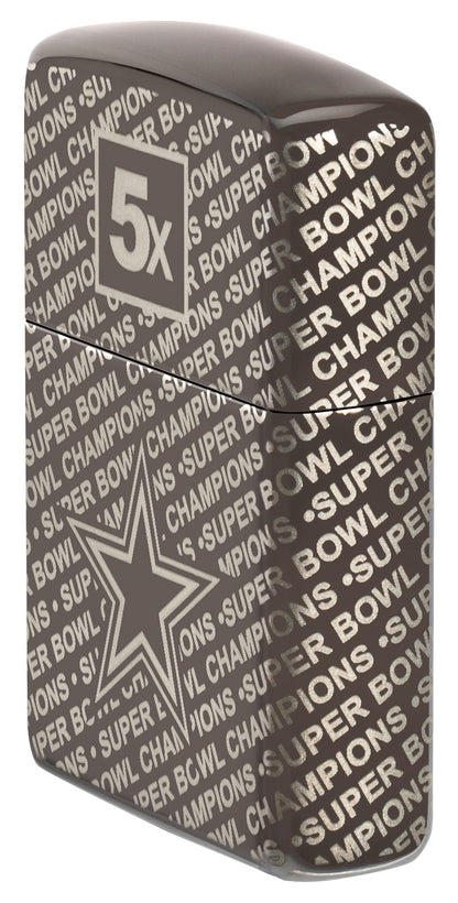 Zippo Super Bowl Champions Collectible - Dallas Cowboys Black Ice Windproof Lighter