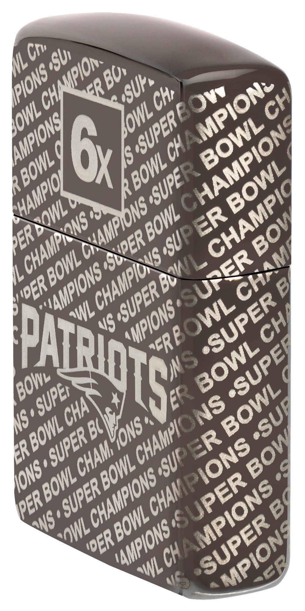 Zippo Super Bowl Champions Collectible - New England Patriots Black Ice Windproof Lighter