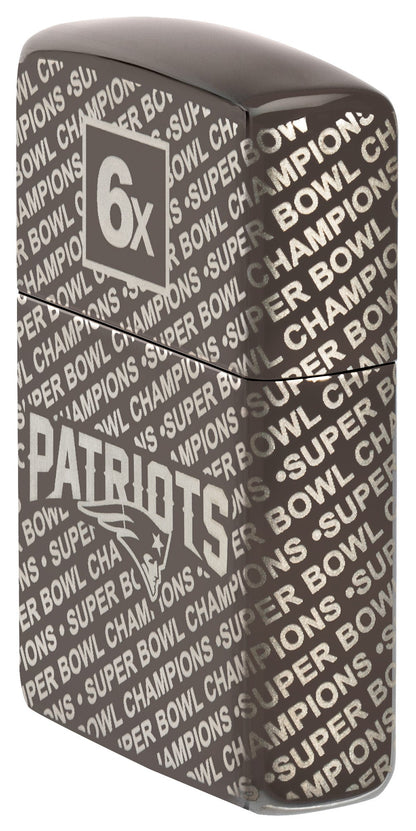 Zippo Super Bowl Champions Collectible - New England Patriots Black Ice Windproof Lighter