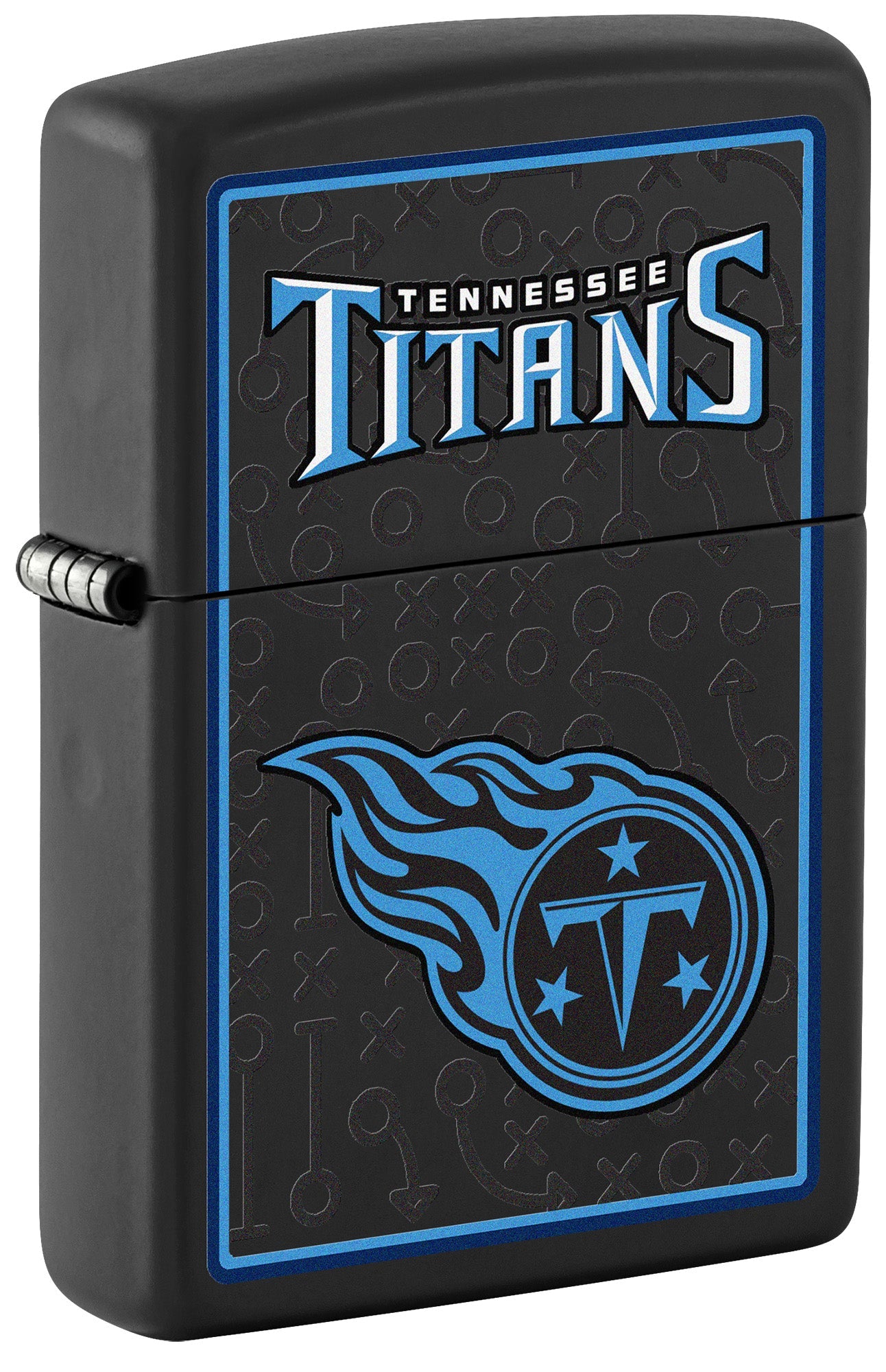 Zippo NFL Tennessee Titans Playbook Design Black Matte Windproof Lighter