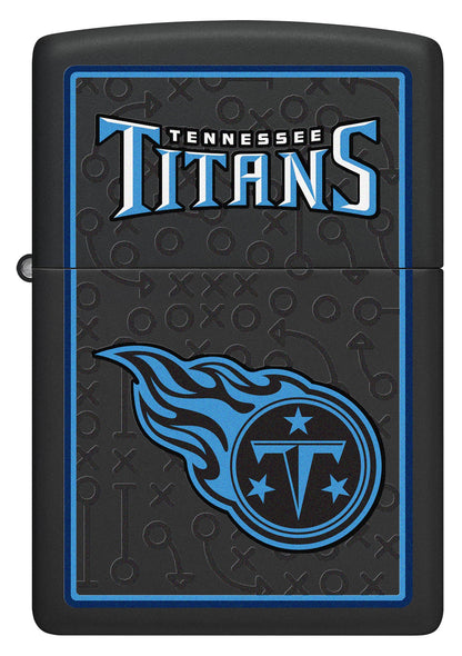 Zippo NFL Tennessee Titans Playbook Design Black Matte Windproof Lighter