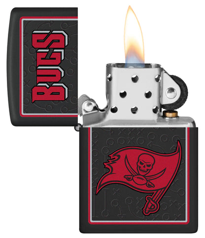 Zippo NFL Tampa Bay Buccaneers Playbook Design Black Matte Windproof Lighter
