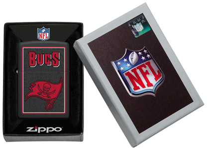 Zippo NFL Tampa Bay Buccaneers Playbook Design Black Matte Windproof Lighter
