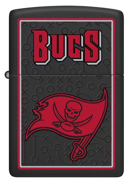 Zippo NFL Tampa Bay Buccaneers Playbook Design Black Matte Windproof Lighter