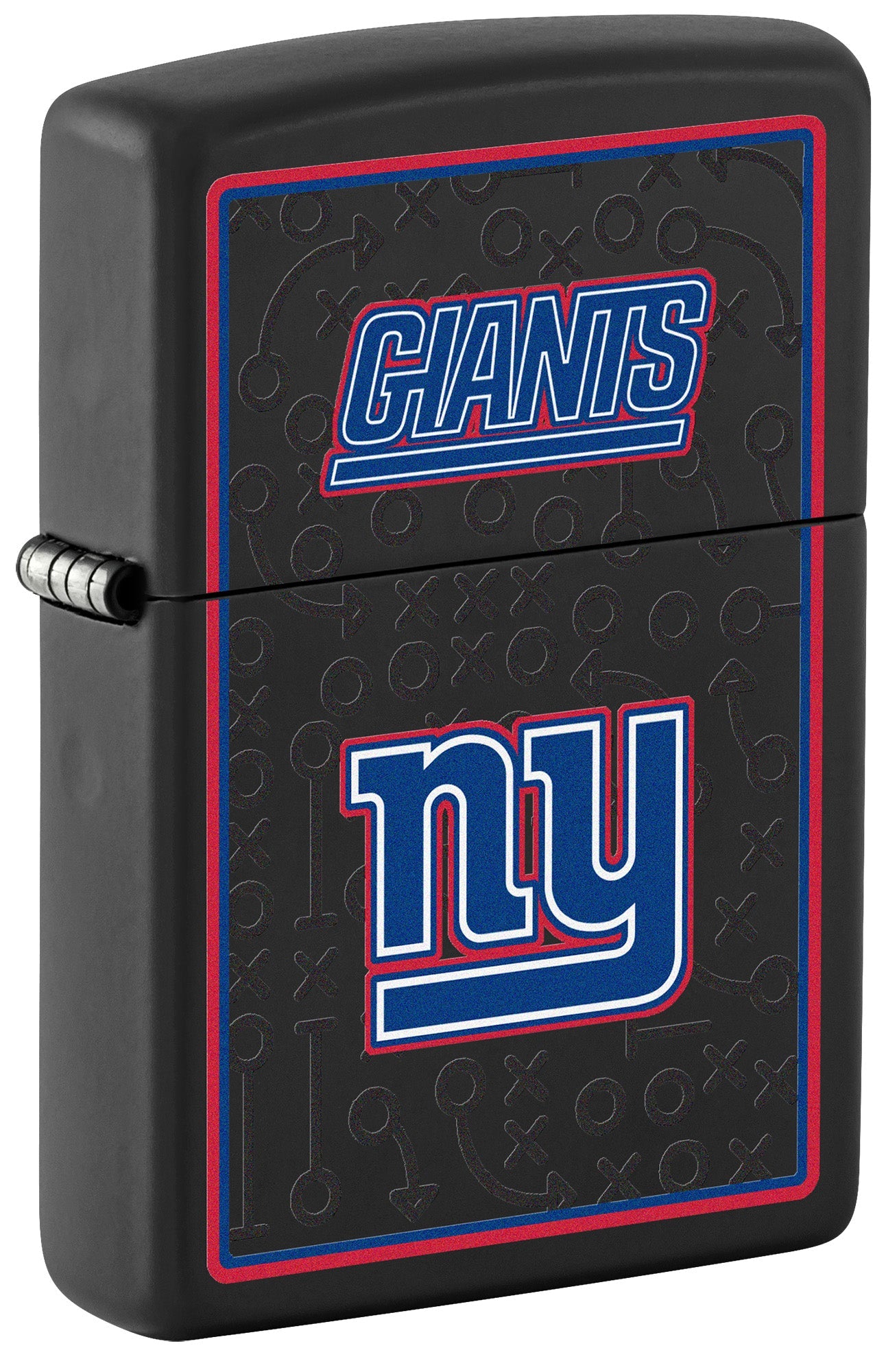 Zippo NFL New York Giants Playbook Design Black Matte Windproof Lighter