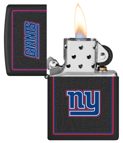 Zippo NFL New York Giants Playbook Design Black Matte Windproof Lighter
