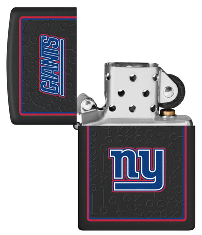 Zippo NFL New York Giants Playbook Design Black Matte Windproof Lighter