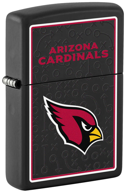 Zippo NFL Arizona Cardinals Playbook Design White Matte Windproof Lighter