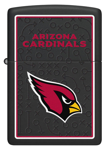 Zippo NFL Arizona Cardinals Playbook Design White Matte Windproof Lighter