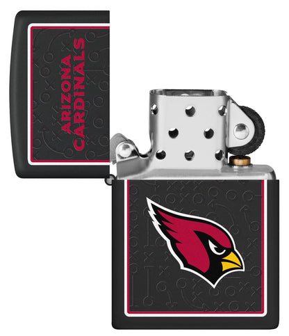 Zippo NFL Arizona Cardinals Playbook Design White Matte Windproof Lighter