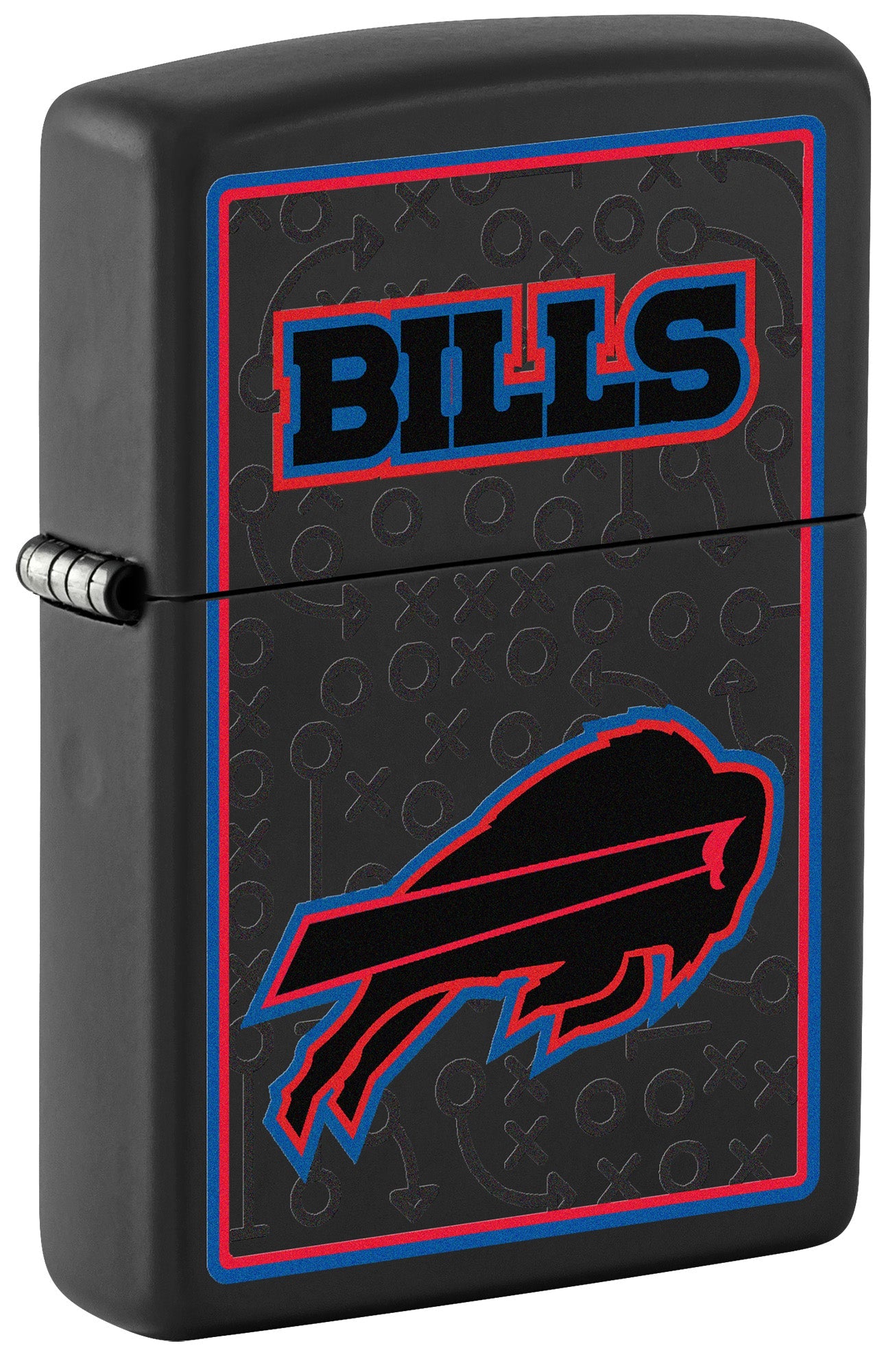 Zippo NFL Buffalo Bills Playbook Design Black Matte Windproof Lighter