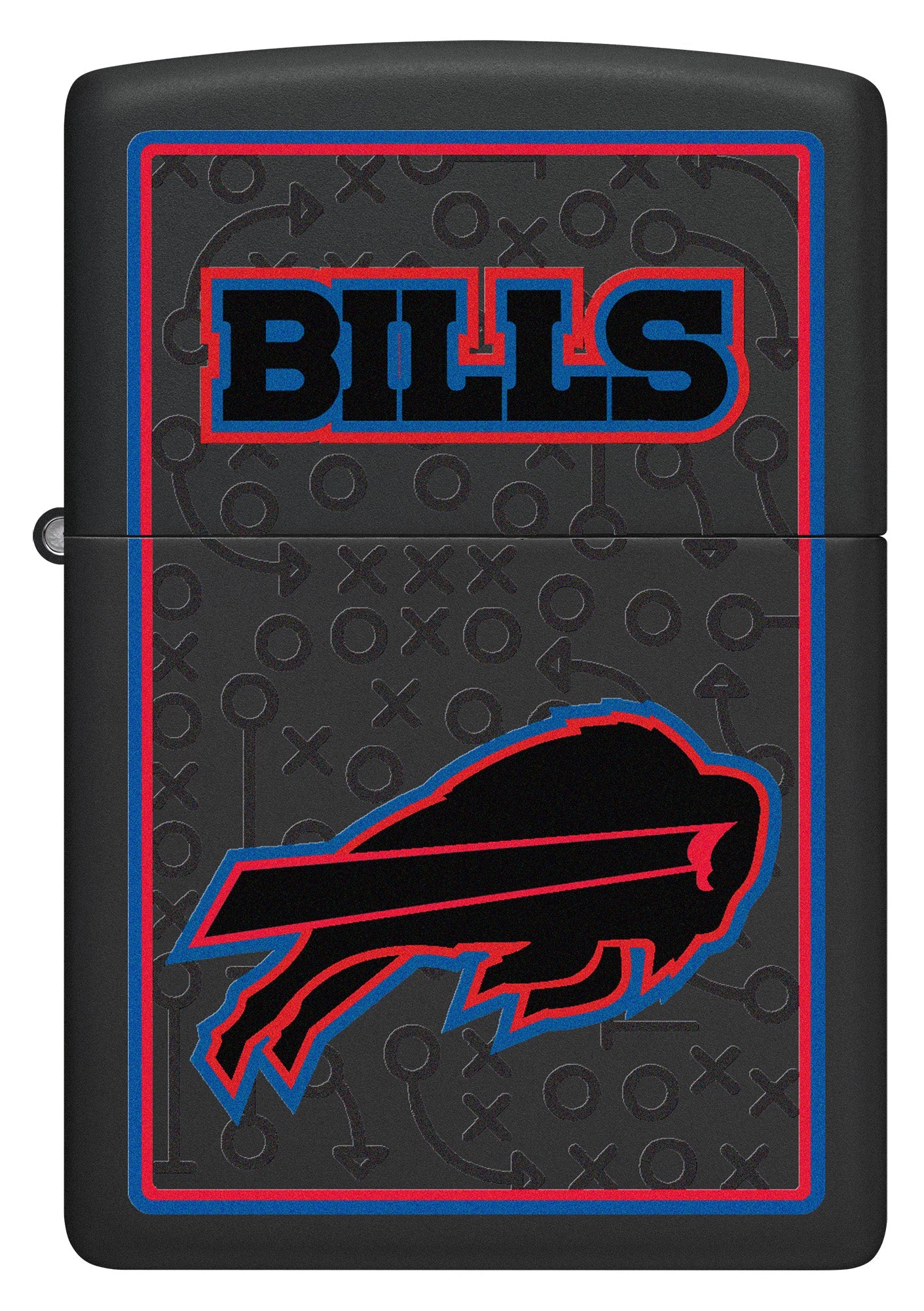 Zippo NFL Buffalo Bills Playbook Design Black Matte Windproof Lighter