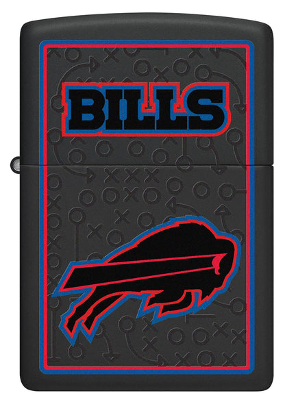 Zippo NFL Buffalo Bills Playbook Design Black Matte Windproof Lighter