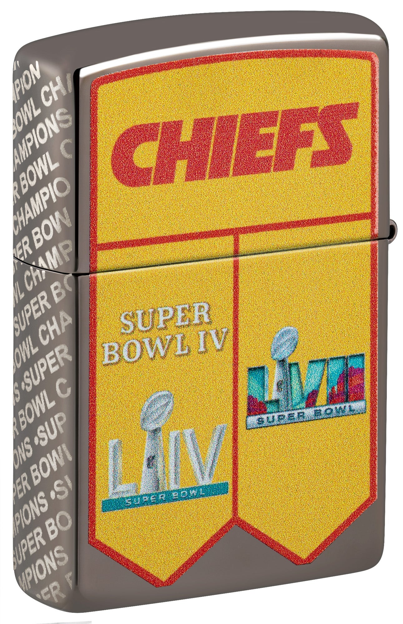 Zippo Super Bowl Champions Collectible - Kansas City Chiefs Black Ice Windproof Lighter