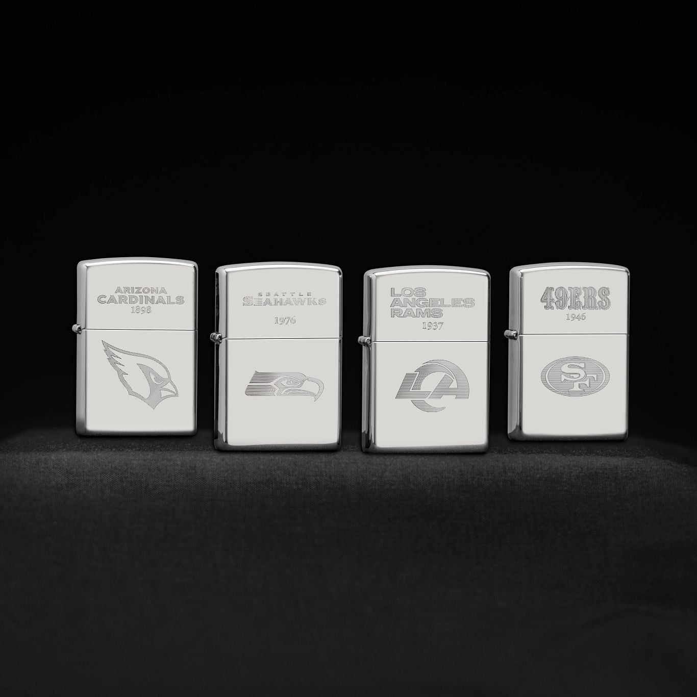Zippo NFL Sterling Silver Collectible – NFC West Windproof Lighters