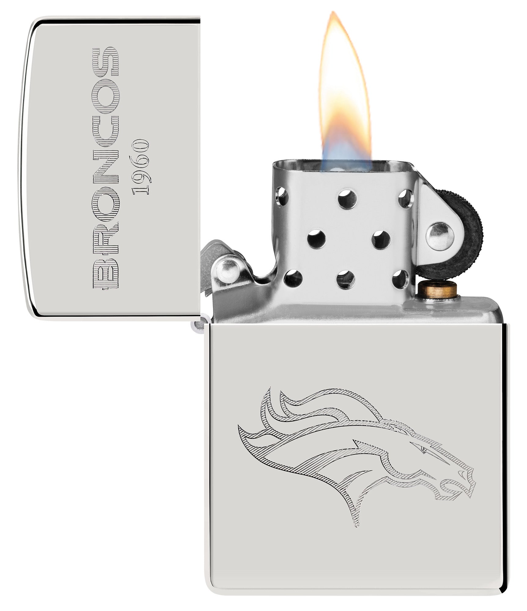 Zippo NFL Sterling Silver Collectible – AFC West Windproof Lighters