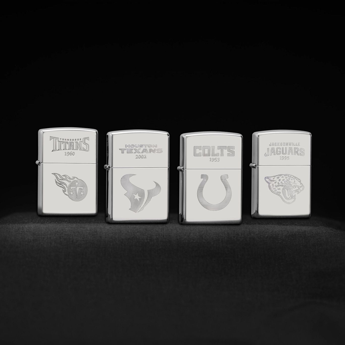 Zippo NFL Sterling Silver Collectible – AFC South Windproof Lighters