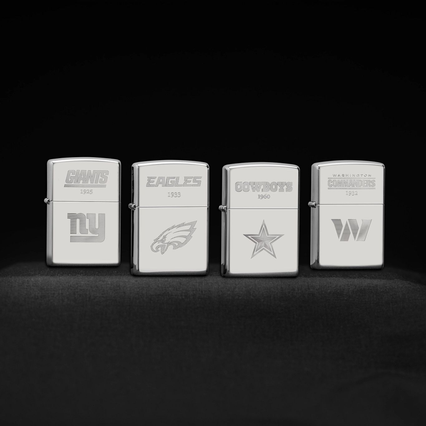 Zippo NFL Sterling Silver Collectible – NFC East Windproof Lighters