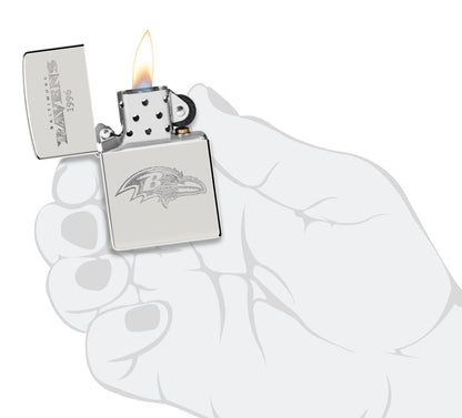 Zippo NFL Sterling Silver Collectible – AFC North Windproof Lighters