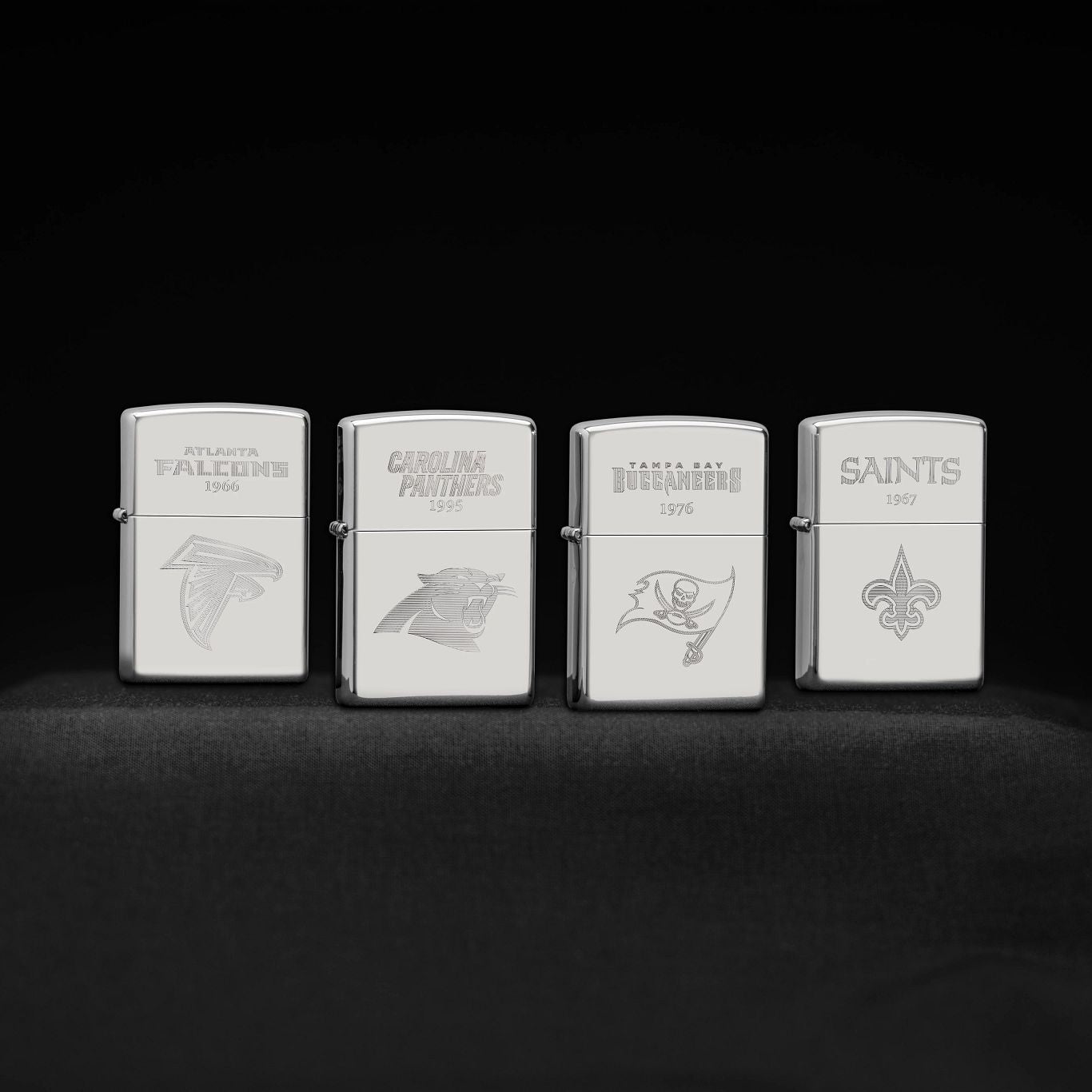 Zippo NFL Sterling Silver Collectible – NFC South Windproof Lighters