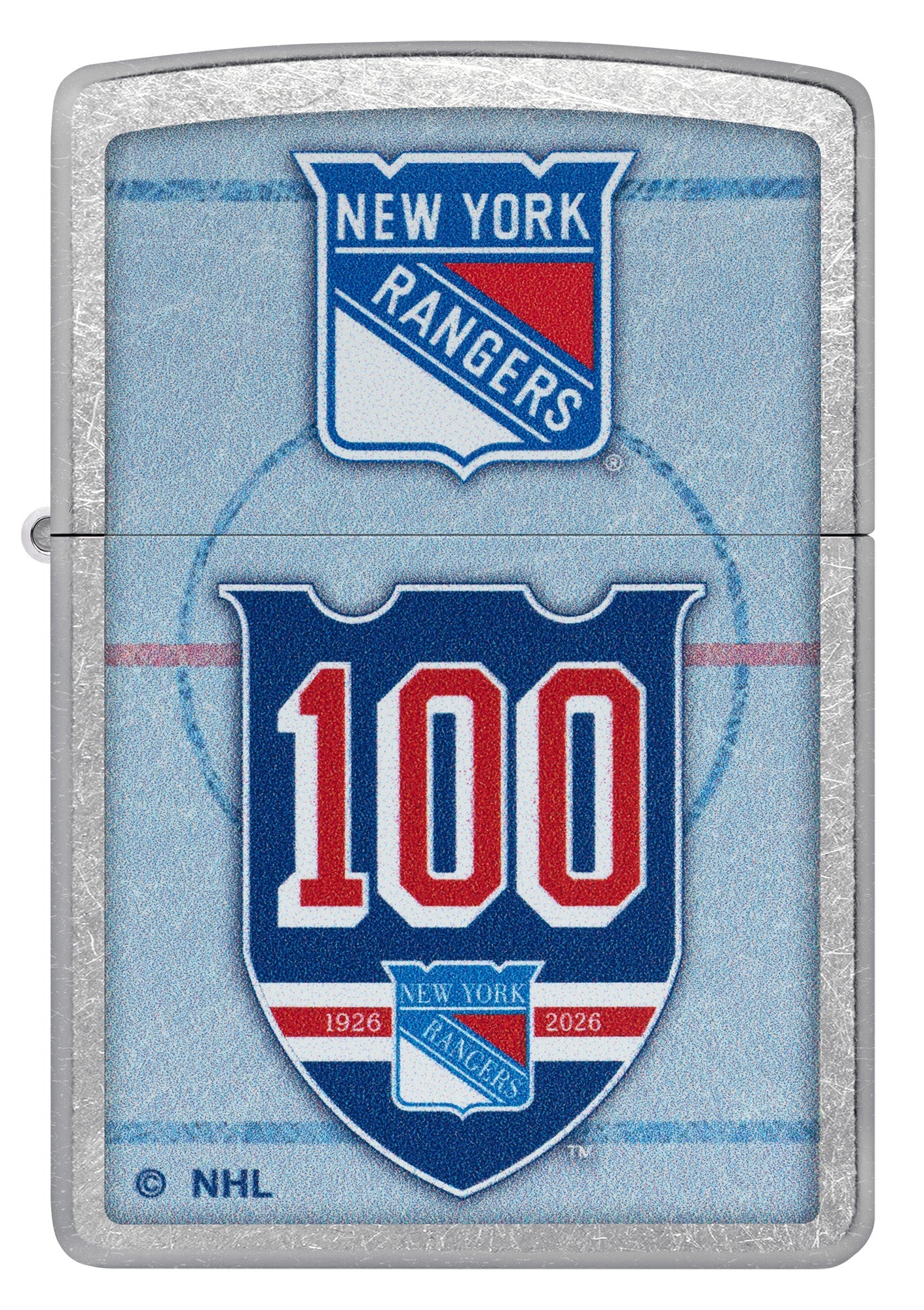 Zippo NHL® 100th Anniversary Teams Design Street Chrome™ Windproof Lighter