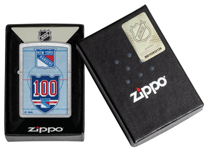 Zippo NHL® 100th Anniversary Teams Design Street Chrome™ Windproof Lighter