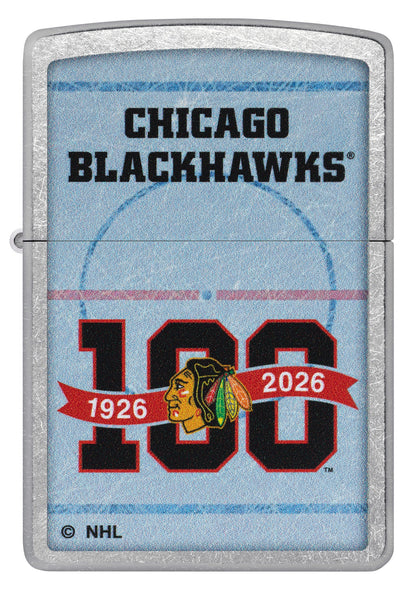 Zippo NHL® 100th Anniversary Teams Design Street Chrome™ Windproof Lighter
