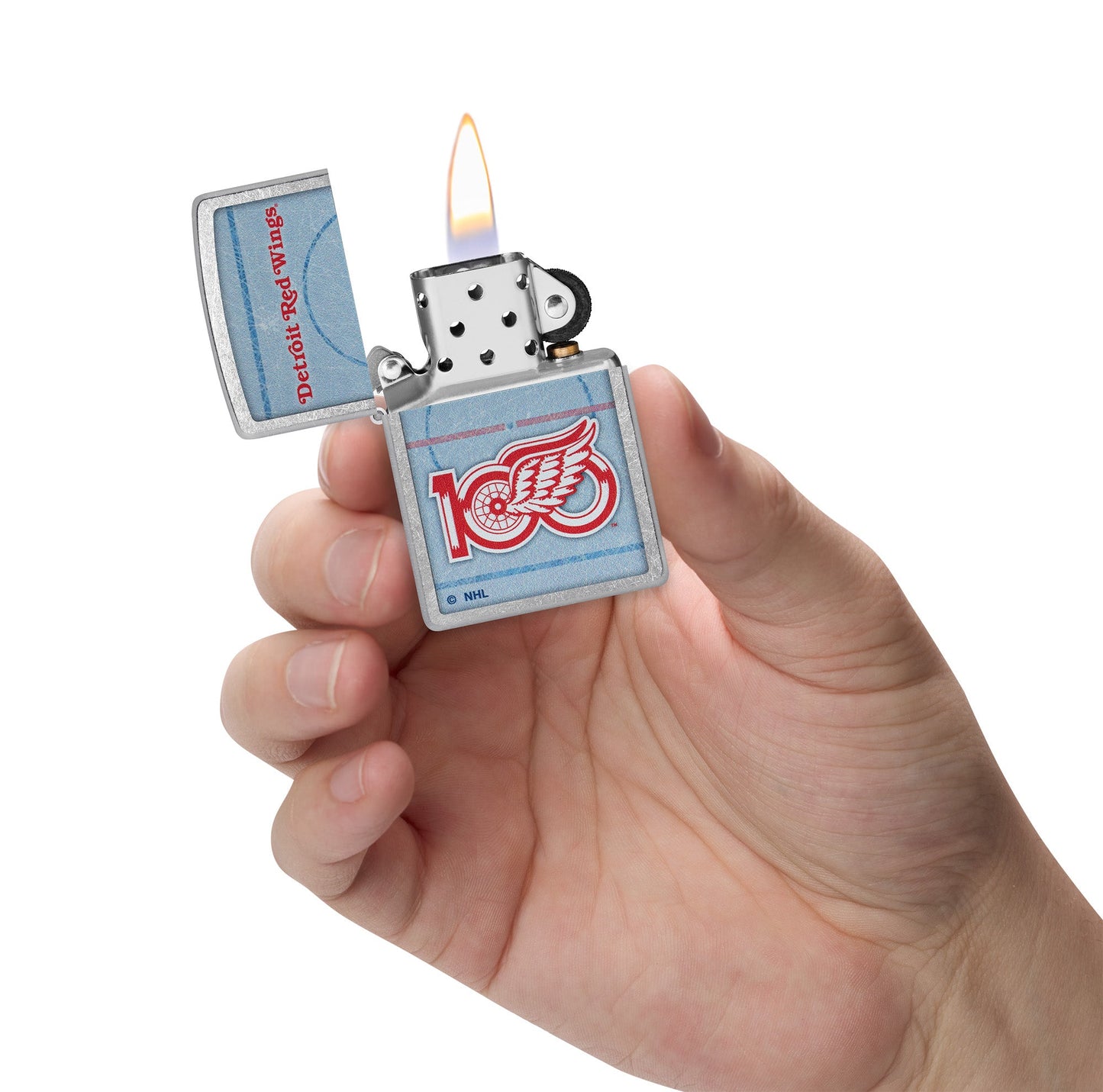 Zippo NHL® 100th Anniversary Teams Design Street Chrome™ Windproof Lighter