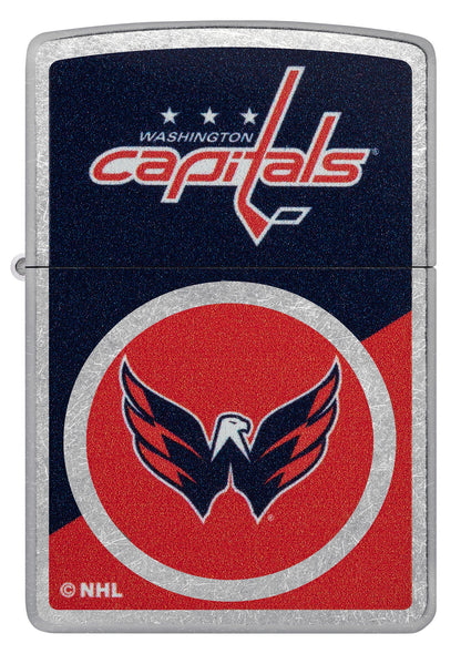 Zippo NHL® Washington Capitals® Colorblock Logo Design Street Chrome™ Windproof Lighter