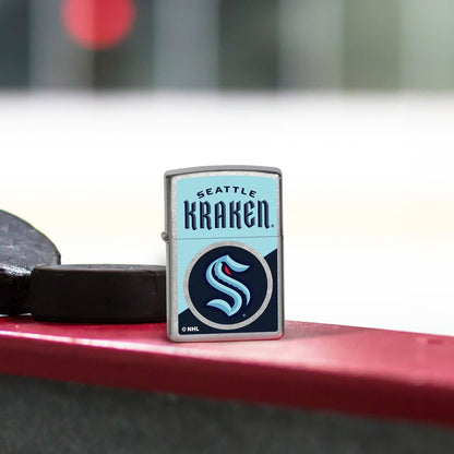 Zippo NHL® Seattle Kraken® Street Chrome™ Windproof Lighter