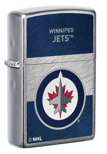 Zippo Winnipeg Jets™ Icon Design Street Chrome Windproof Lighter