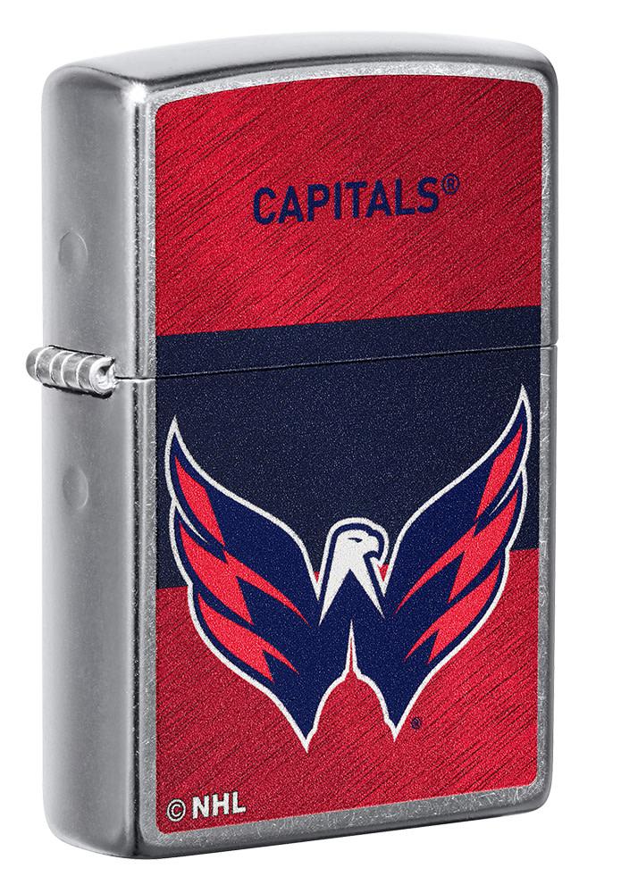 Zippo Washington Capitals® Icon Design Street Chrome Windproof Lighter