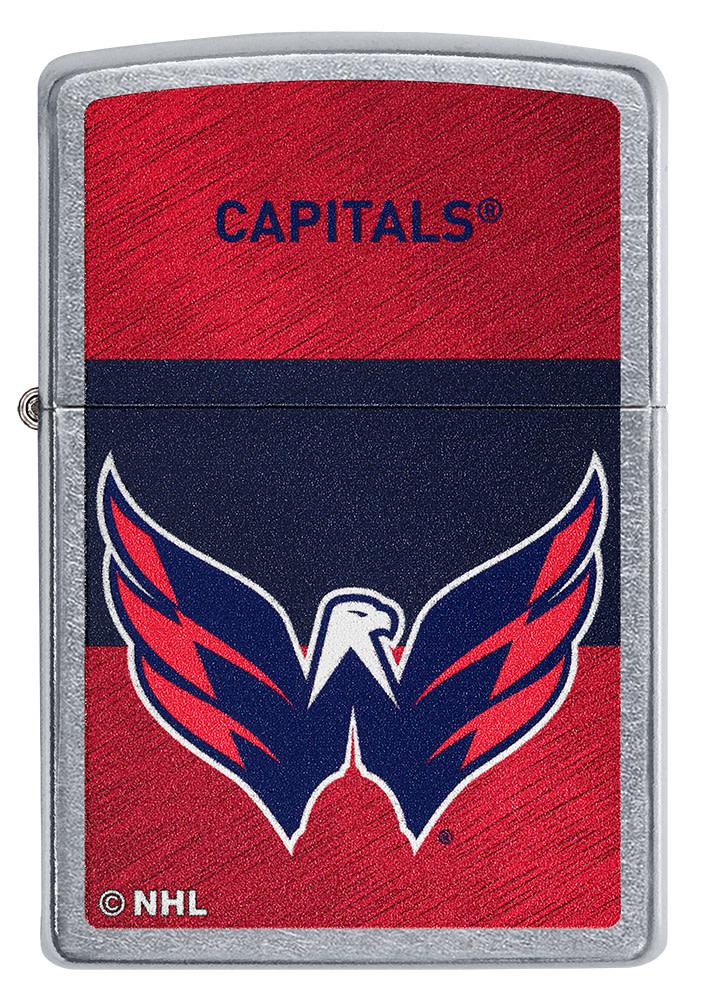 Zippo Washington Capitals® Icon Design Street Chrome Windproof Lighter