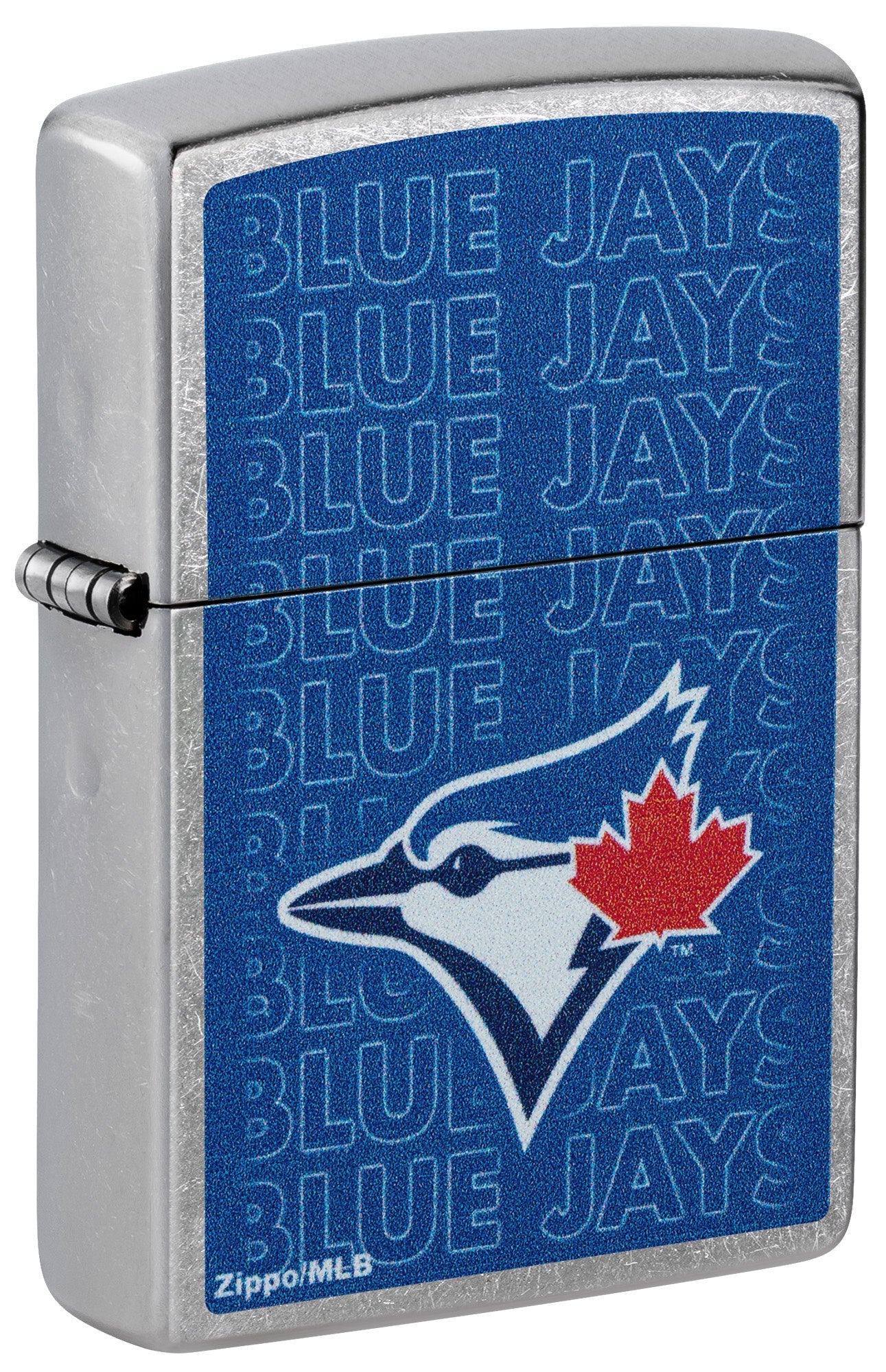 Zippo MLB® Toronto Blue Jays™ Street Chrome Logo Design Logo Design Windproof Lighter