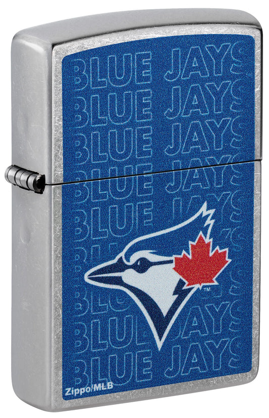 Zippo MLB® Toronto Blue Jays™ Street Chrome Logo Design Logo Design Windproof Lighter