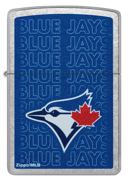 Zippo MLB® Toronto Blue Jays™ Street Chrome Logo Design Logo Design Windproof Lighter