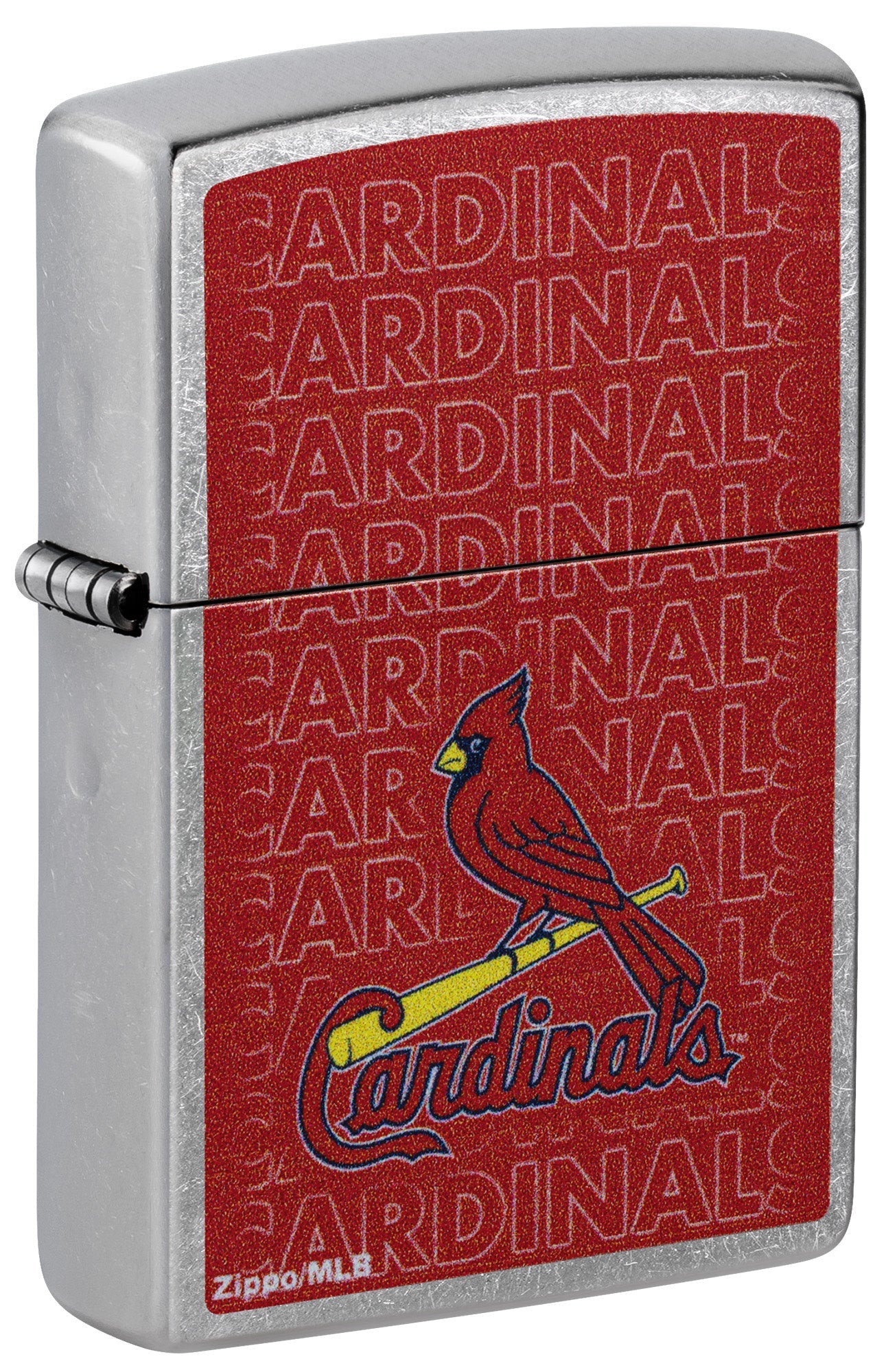 Zippo MLB® St. Louis Cardinals™ Logo Design Street Chrome Windproof Lighter