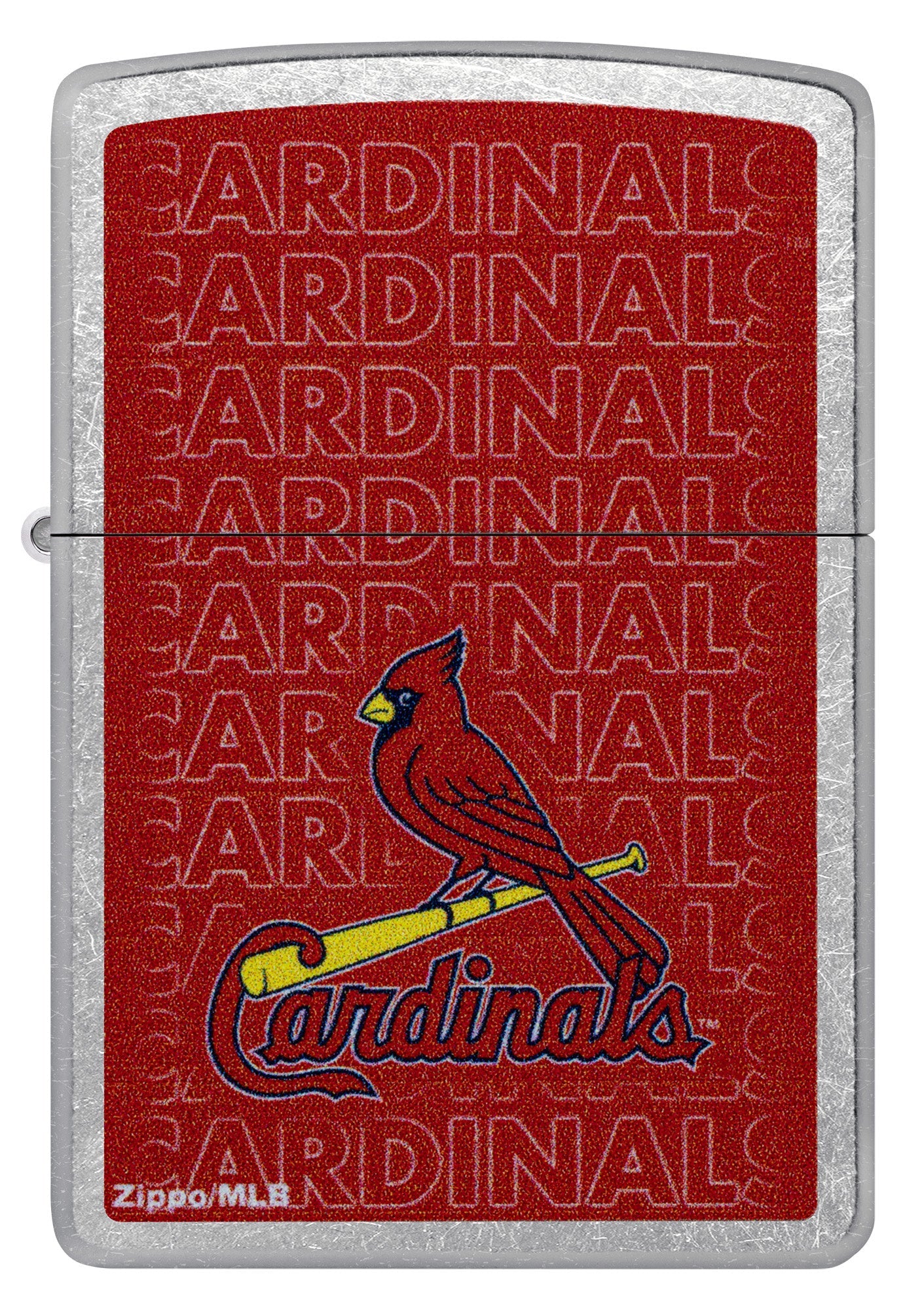 Zippo MLB® St. Louis Cardinals™ Logo Design Street Chrome Windproof Lighter
