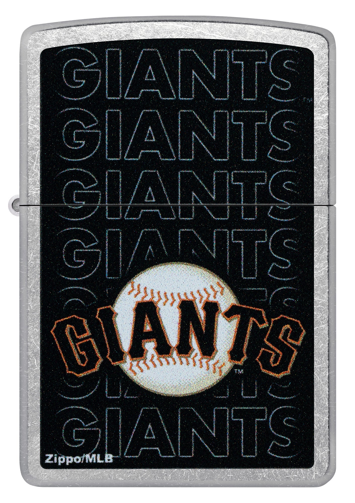 Zippo MLB® San Francisco Giants™ Logo Design Street Chrome Windproof Lighter