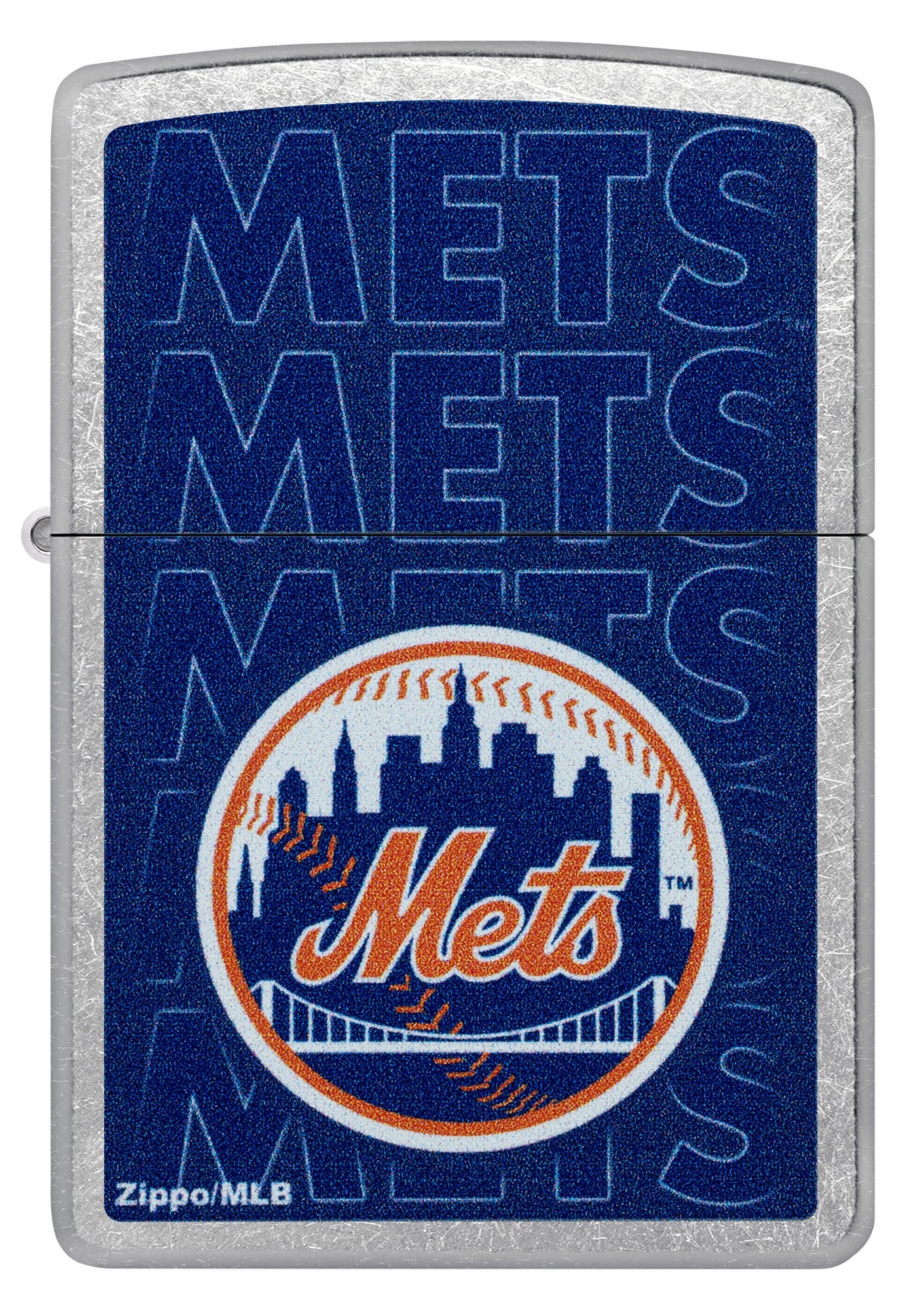 Zippo MLB® New York Mets™ Street Chrome Windproof Lighter